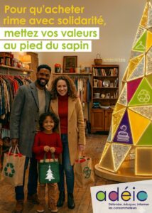 C'est une image qui célèbre un Noël solidaire.
