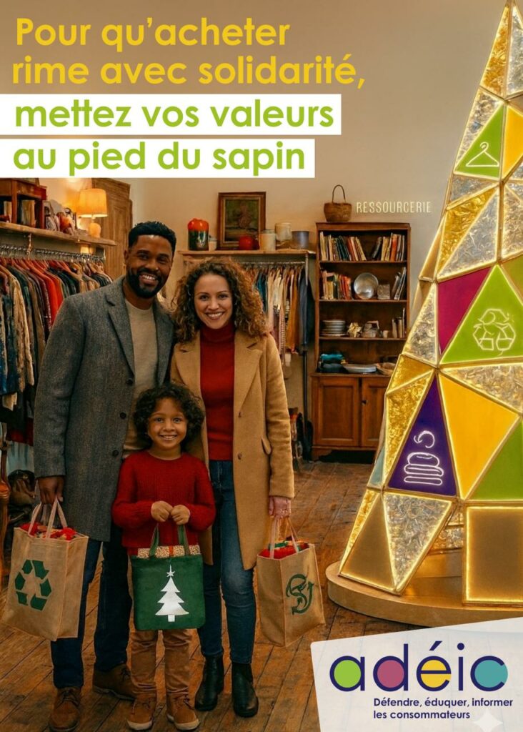 C'est une image qui célèbre un Noël solidaire.