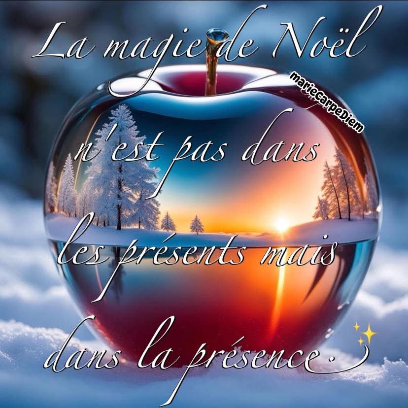 Montrer que la magie de Noël réside dans la présence des gens et pas dans les cadeaux